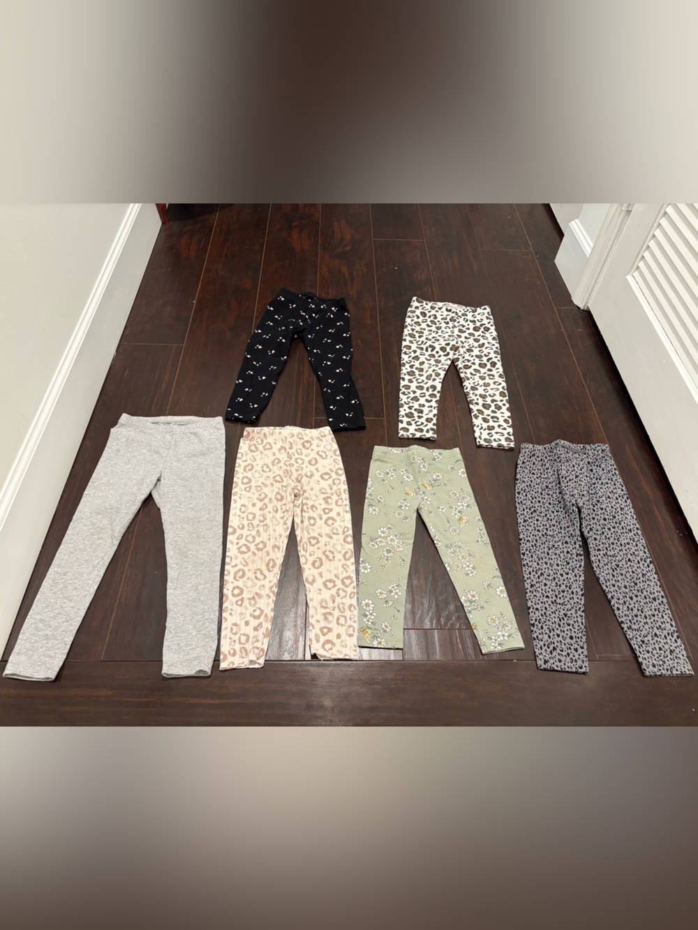 Girls 3T Leggings Lot of 6 Old Navy OshKosh Cat & Jack Mixed Prints